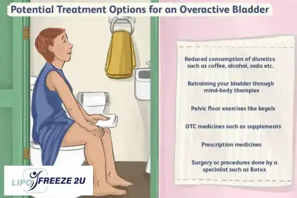 image of woman on toilet because of an overactive bladder Keighley