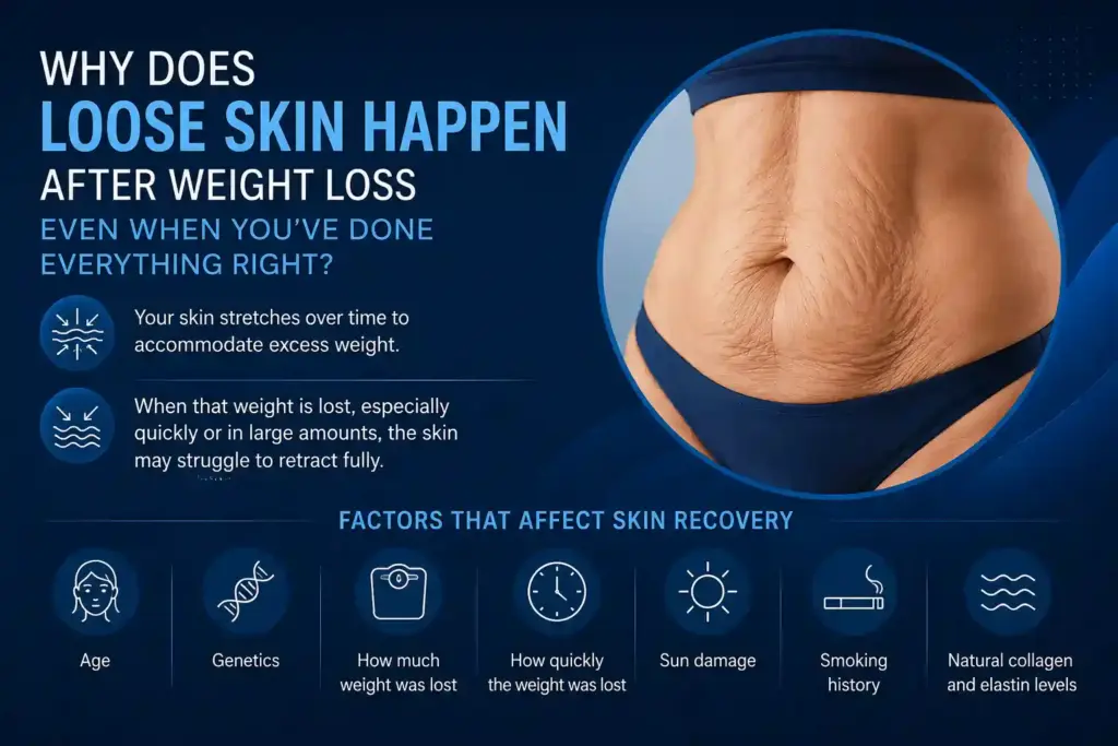 Why Does Loose Skin Happen After Weight Loss Even When You’ve Done Everything Right Keighley?